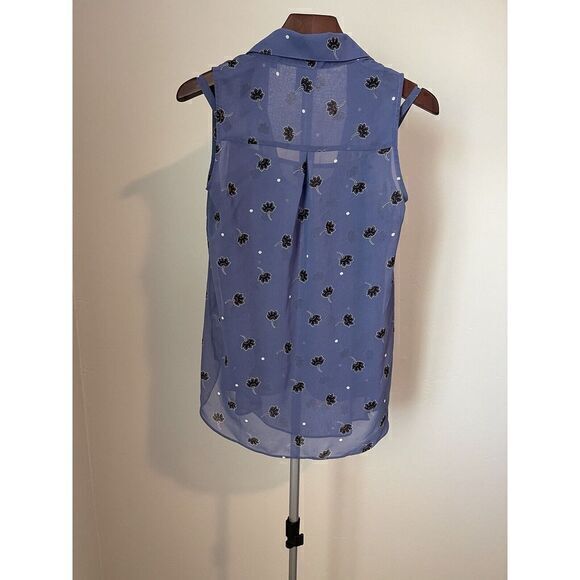 Cabi Women's Sheer Wrap Top Novelty Print With‎ Bottom Camisole Size XS - Picture 6 of 8